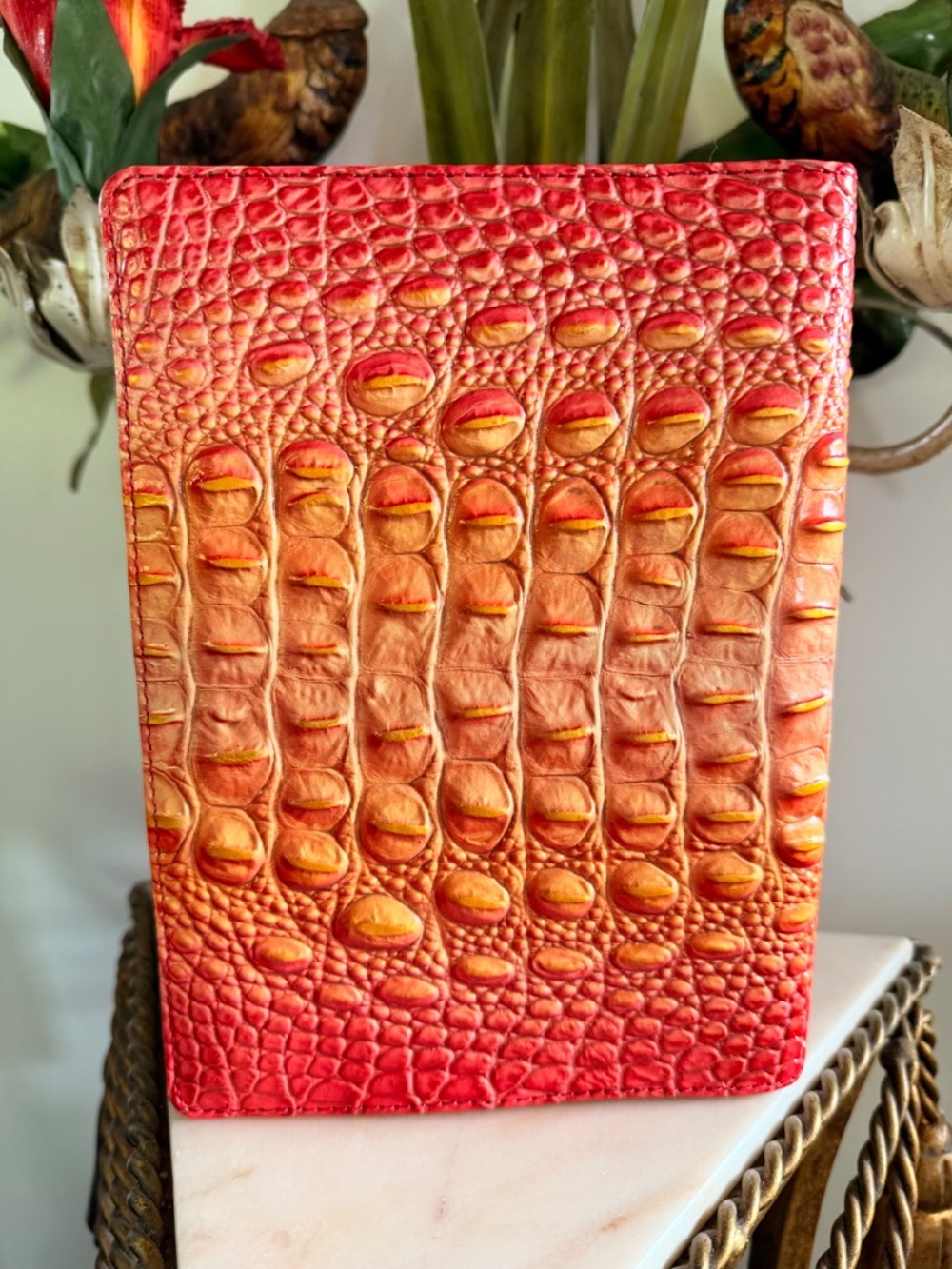๐๐คฉ NWT Brahmin Sample Infusion Leather Journal Notebook Agenda Front Eye ๐คฉ๐ - Picture 2 of 8